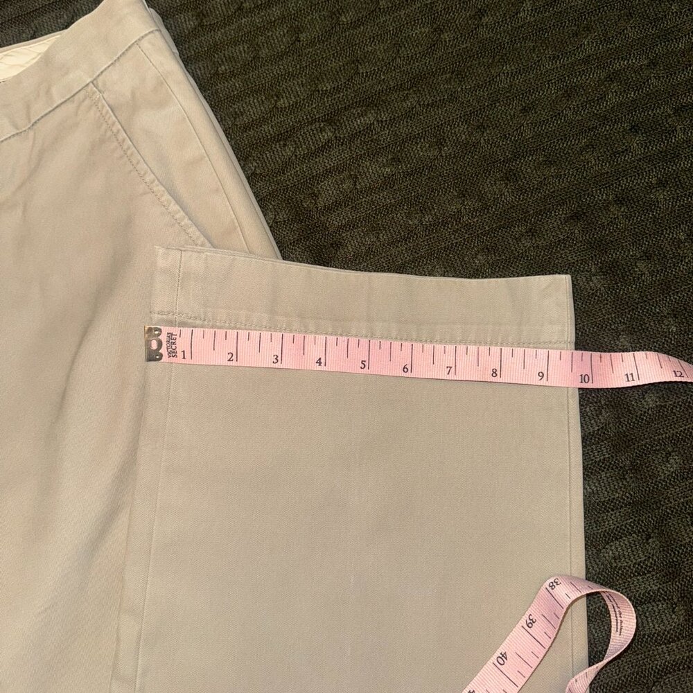 Khaki Flat Front Pants - Picture 6 of 6
